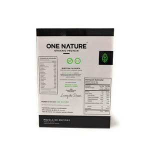 Proteína orgánica One Nature Vainilla, Chocolate, Mocha – 1.3 kg