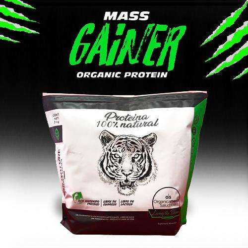 Proteína orgánica One Nature, MASS GAINER 3 Kg. (150 porciones) - One Nature Organic